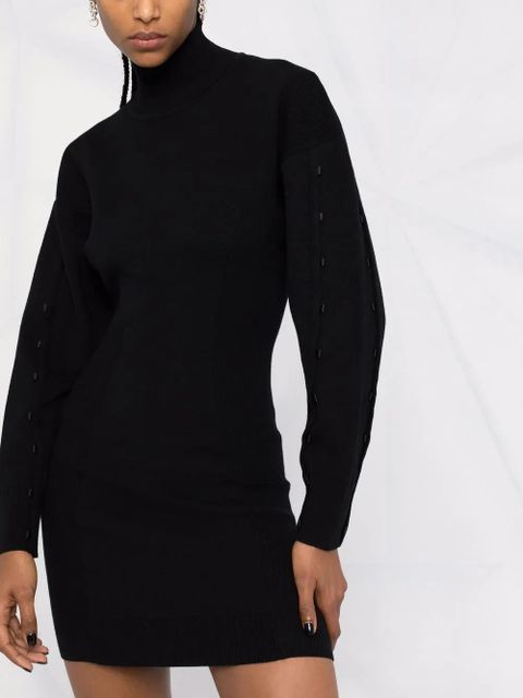 Diesel roll-neck knit dress - Black - zdjęcie produktu nr 2