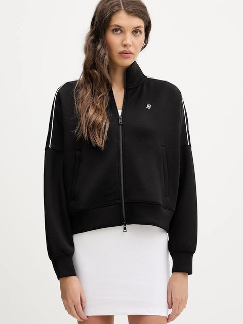 Guess Jeans bluza damska kolor czarny gładka W6RQ10 KD122 - zdjęcie produktu nr 1