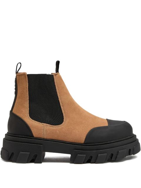 GANNI suede Chelsea boots - Brown - zdjęcie produktu nr 1