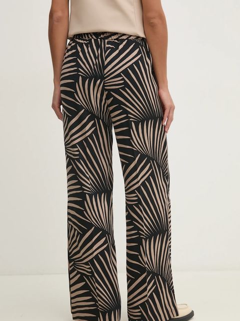 Joseph Ribkoff spodnie damskie kolor czarny proste high waist 251085