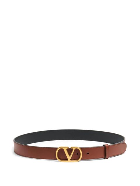 Valentino Garavani 30mm VLogo Signature belt - Brown