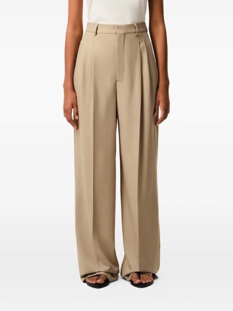 AMI Paris high-waisted pleated trousers - Neutrals