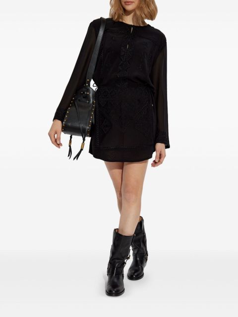 ISABEL MARANT Oaria mini dress - Black