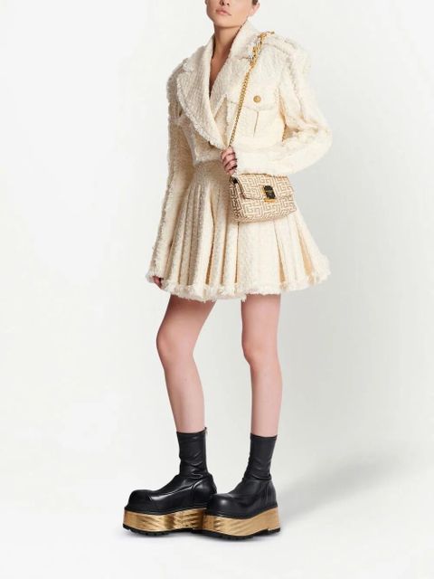 Balmain 1945 monogram shoulder bag - Neutrals - zdjęcie produktu nr 2