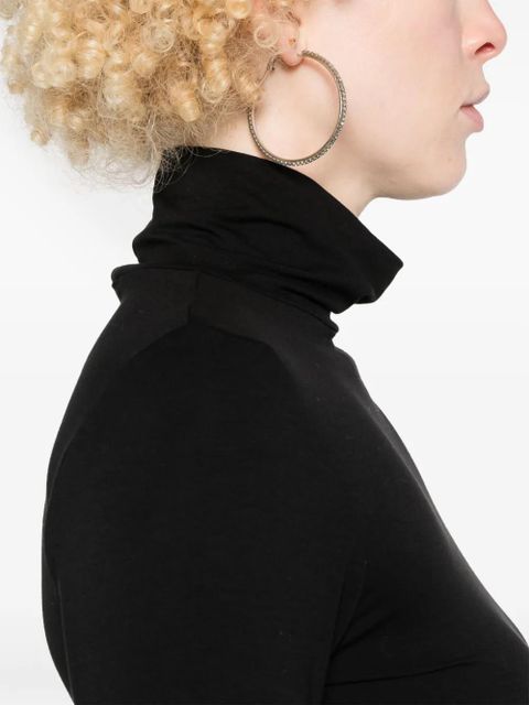 Maje roll-neck top - Black