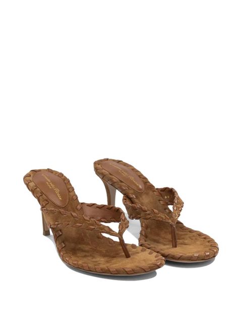 Gianvito Rossi braided suede sandals - Brown - zdjęcie produktu nr 2
