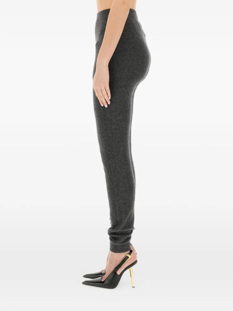 Saint Laurent high-waist leggings - Grey