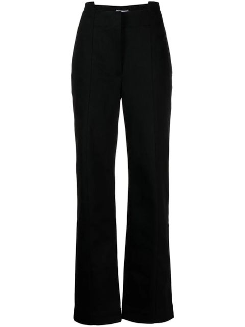 JW Anderson panelled straight-leg trousers - Black - zdjęcie produktu nr 1