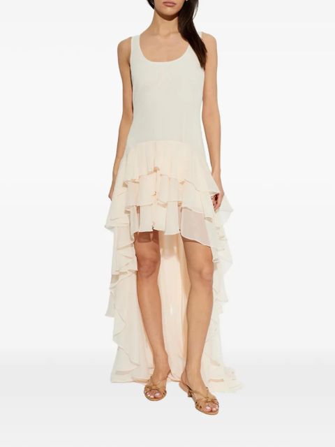 ROTATE BIRGER CHRISTENSEN ruffled high-low dress - Neutrals - zdjęcie produktu nr 2