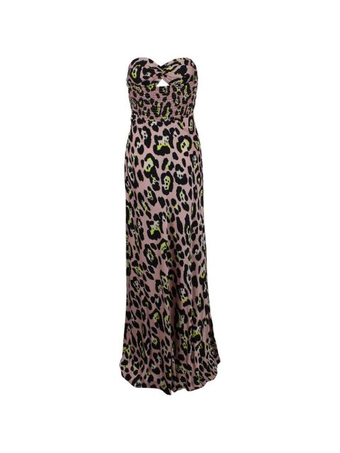 Essentiel Antwerp twist-knot animal-print maxi dress - Neutrals - zdjęcie produktu nr 2
