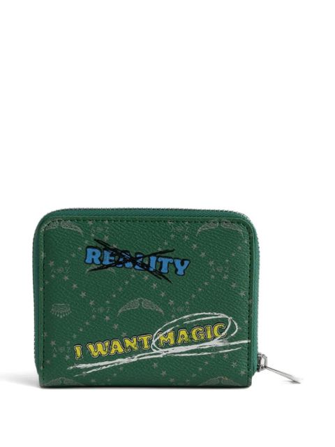 Zadig&Voltaire Mini ZV monogram-print wallet - Green - zdjęcie produktu nr 2