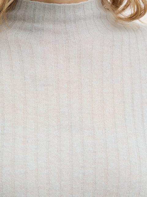 BOSS Orange sweter z dodatkiem wełny kolor niebieski lekki z półgolfem 50549391