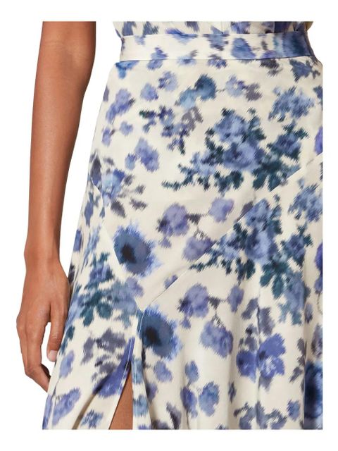 ISABEL MARANT x Sakura floral slit skirt - Neutrals