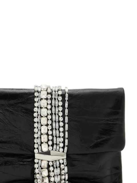 Jimmy Choo embellished clutch bag - Black