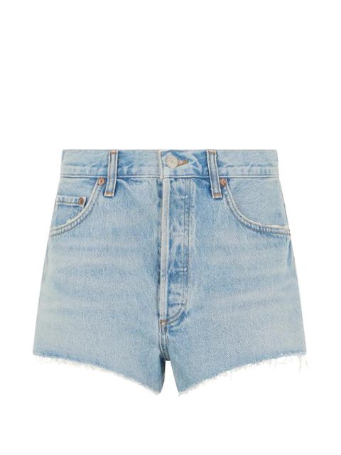 AGOLDE button-fastening denim shorts - Blue - zdjęcie produktu nr 1