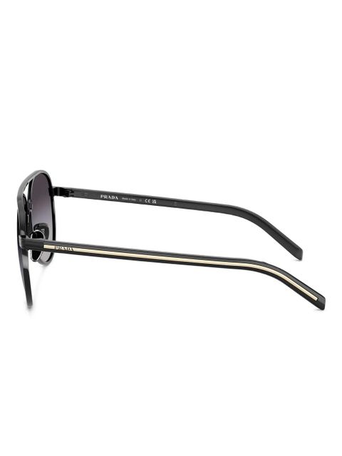 Prada Eyewear pilot-frame sunglasses - Black
