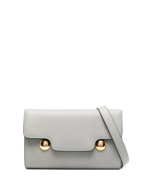 Marni leather cossbody bag - Grey - zdjęcie produktu nr 1