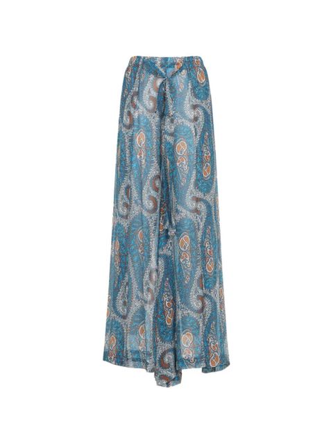 ETRO paisley tie trousers - Blue - zdjęcie produktu nr 1