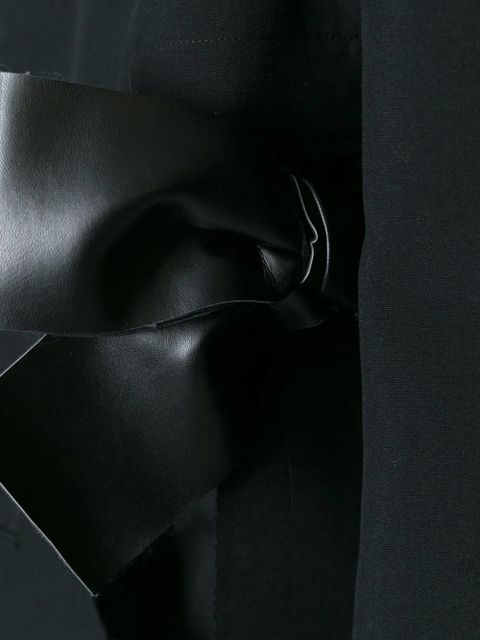 Comme Des Garçons bow-detail cut out jacket - Black