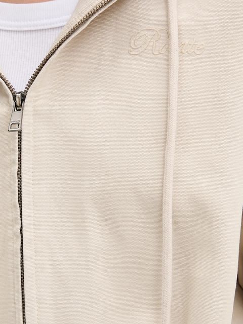 Rotate kurtka bawełniana kolor beżowy przejściowa oversize 1142831763