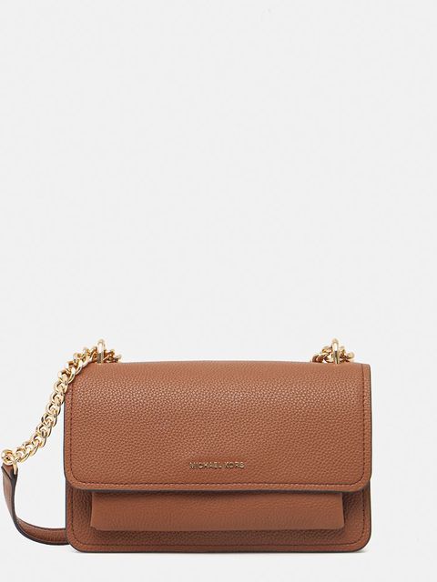 MICHAEL Michael Kors torebka skórzana kolor brązowy 30T4GC7L3T