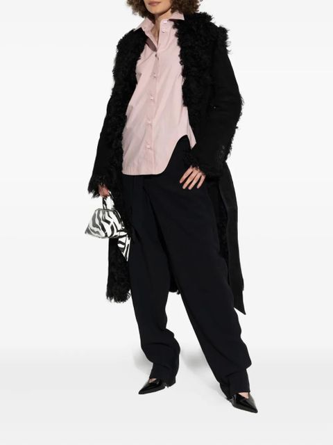 The Attico wrap-effect belted trousers - Black - zdjęcie produktu nr 2