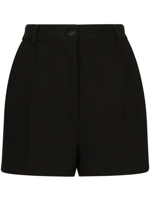 Dolce & Gabbana pleated high-waisted shorts - Black - zdjęcie produktu nr 1