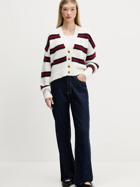 Tommy Jeans kardigan z domieszką wełny - zdjęcie produktu nr 1