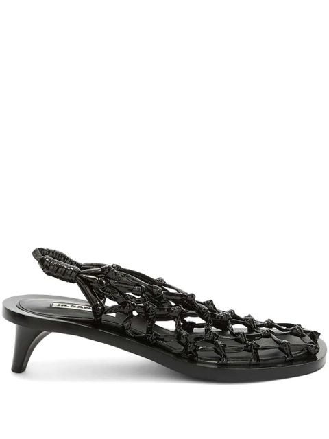 Jil Sander woven pumps - Black - zdjęcie produktu nr 1