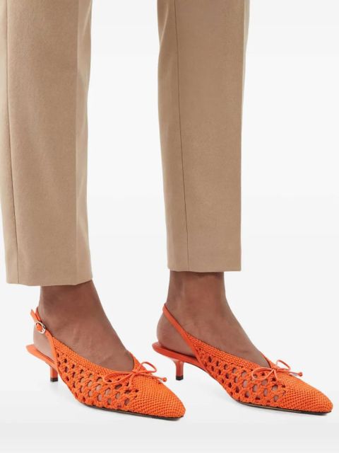 Jacquemus Duelo slingback pumps - Orange