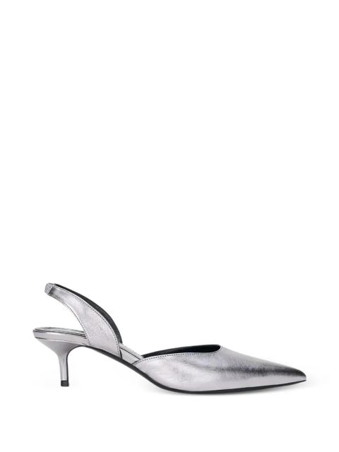 STAUD Sebastian slingback pumps - Silver - zdjęcie produktu nr 1