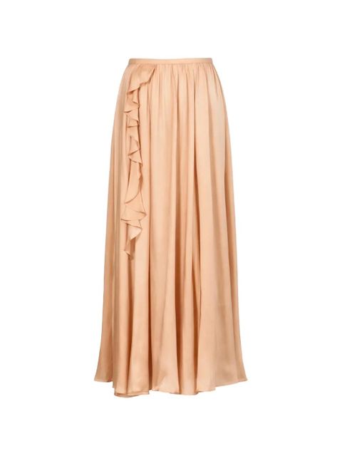 Ulla Johnson Zena ruffle midi skirt - Neutrals - zdjęcie produktu nr 1