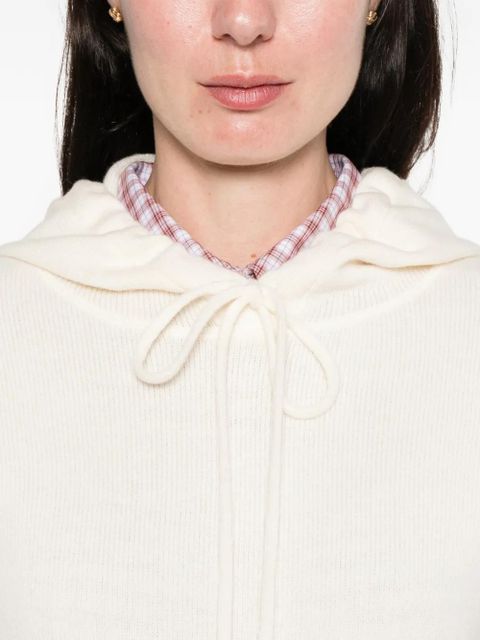 MC2 Saint Barth Elide wool hoodie - Neutrals