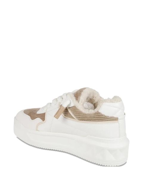 Valentino Garavani Rockstud leather sneakers - White