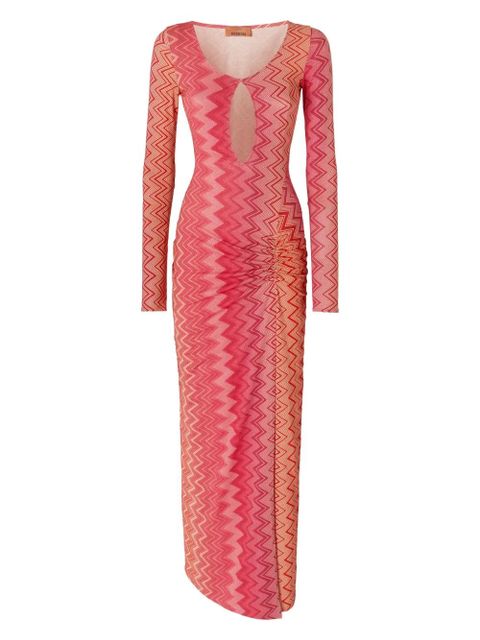 Missoni zigzag beach dress - Red - zdjęcie produktu nr 1