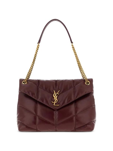 Saint Laurent medium puffer-design shoulder bag - Red - zdjęcie produktu nr 1