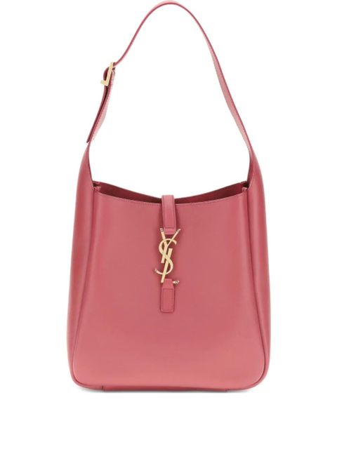 Saint Laurent leather YSL logo shoulder bag - Pink - zdjęcie produktu nr 1