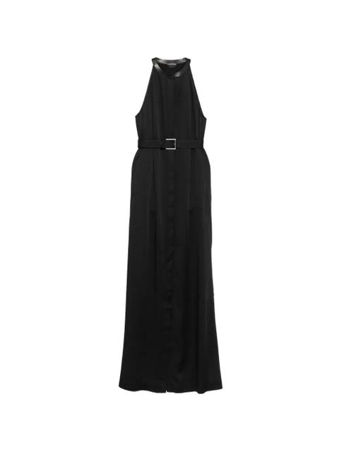 TOM FORD halter-neck belted maxi dress - Black