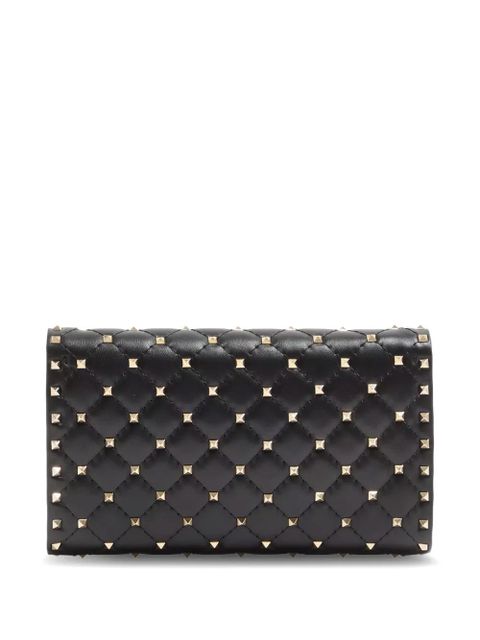 Valentino Garavani quilted studded clutch bag - Black - zdjęcie produktu nr 2