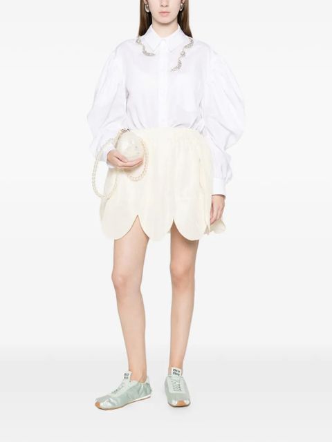Simone Rocha draped sleeve shirt - White - zdjęcie produktu nr 2