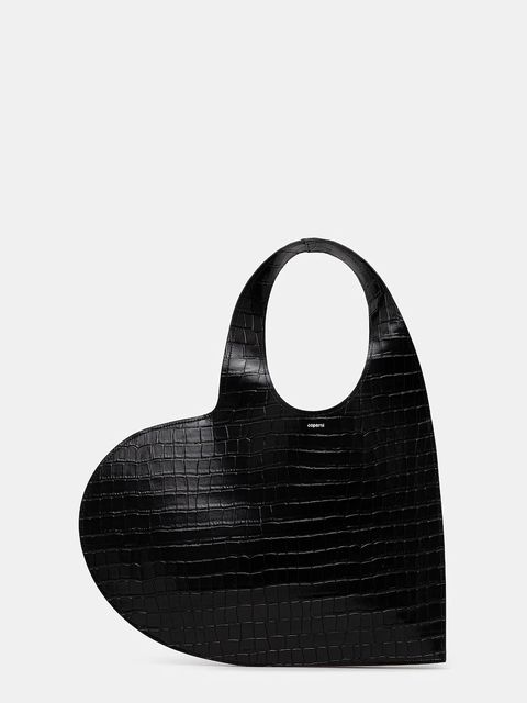 Coperni torebka skórzana Croco Double Heart - zdjęcie produktu nr 1