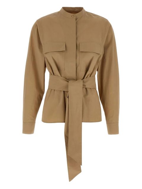 Max Mara Artu1234 belted utility jacket - Neutrals - zdjęcie produktu nr 1