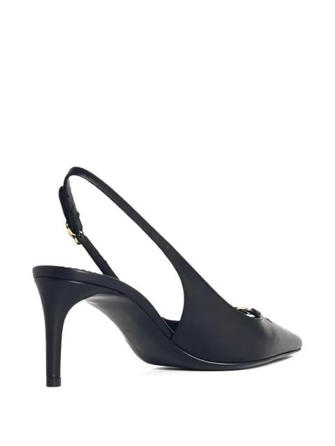 Dolce & Gabbana 70mm slingback logo pumps - Black
