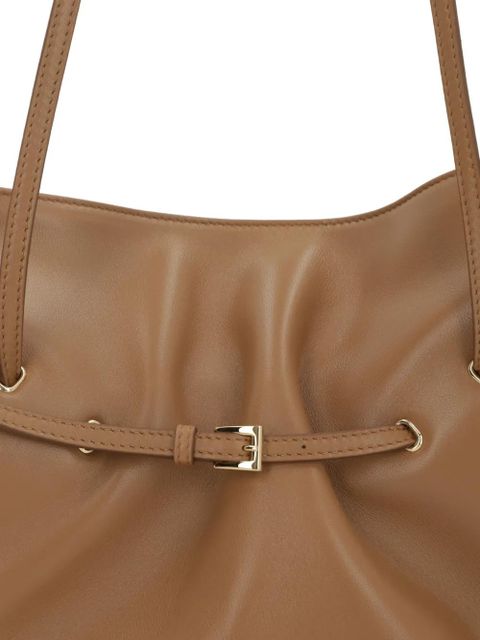Prada small Dada nappa leather shoulder bag - Brown