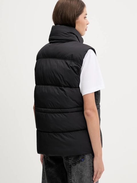 HUGO bezrękawnik damski kolor czarny zimowy 50540258