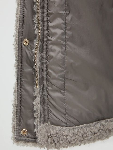 Luisa Spagnoli płaszcz kolor szary 542637