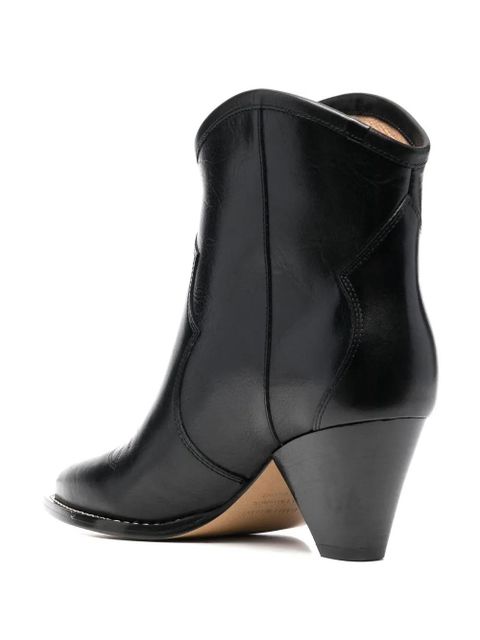 ISABEL MARANT Darizo 70mm leather boots - Black