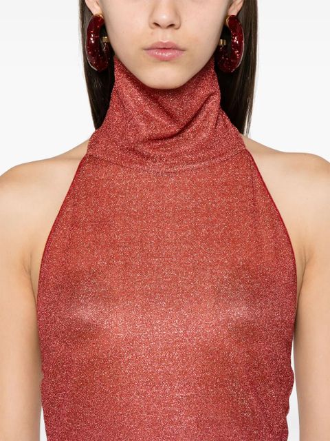 Oséree lurex midi dress - Pink