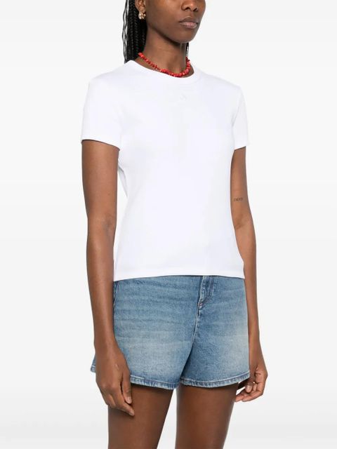 Maje logo-embroidered T-shirt - White - zdjęcie produktu nr 2