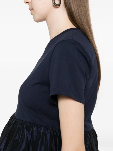 Cecilie Bahnsen Cooper ruffled T-shirt - Blue